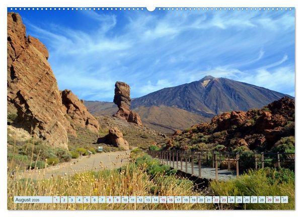 Produktbild: Teneriffa - Insel der Gl&uuml;ckseligen (hochwertiger Premium Wandkalender 2026 DIN A2 quer), Kunstdruck in Hochglanz