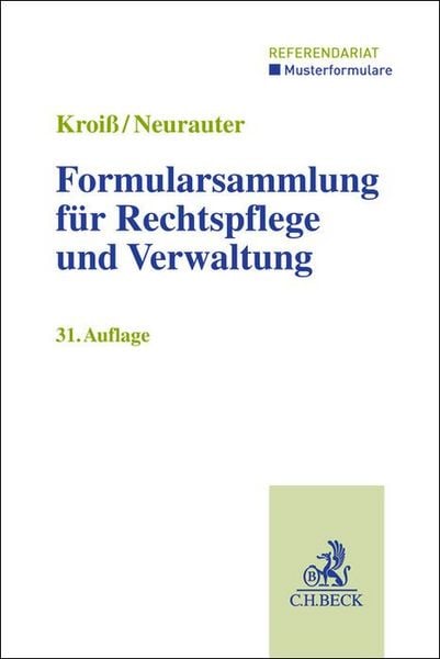 Produktbild: Formularsammlung f&uuml;r Rechtspflege und Verwaltung