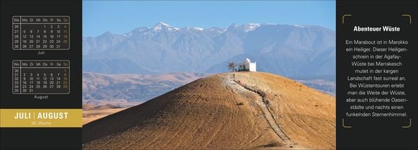 Produktbild: Eine Reise um die Welt Premium-Tischplaner 2027 - Wochenkalender mit 53 Fotografien