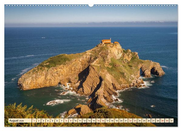 Produktbild: Nordspanien, Meer, endlose Str&auml;nde, Geschichte und Kultur by VogtArt (Wandkalender 2026 DIN A2 quer), CALVENDO Monatskalender