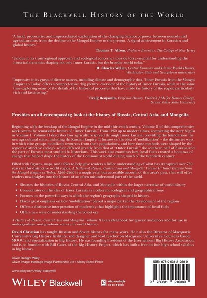 Produktbild: A History of Russia, Central Asia and Mongolia, Volume II