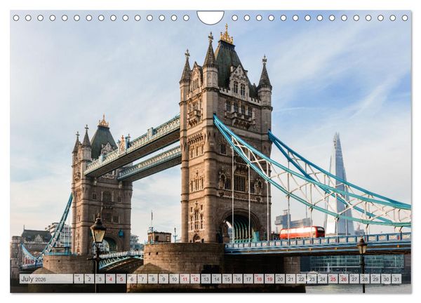 Produktbild: World Cities - Iconic skylines and sights (Wall Calendar 2026 DIN A4 landscape), CALVENDO 12 Month Wall Calendar