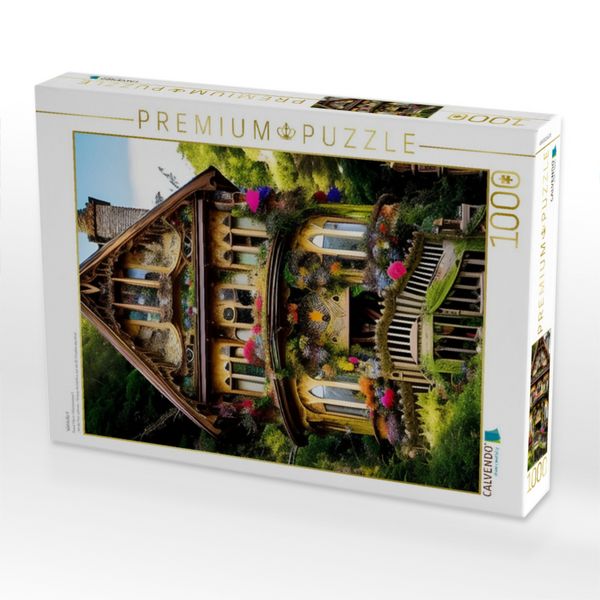 Produktbild: CALVENDO Puzzle Waldvilla II | 1000 Teile Lege-Gr&ouml;&szlig;e 64x48cm Foto-Puzzle f&uuml;r gl&uuml;ckliche Stunden