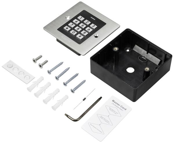 Produktbild: Sygonix SY-6097866 Code-Tastatur mit RFID Unterputz 12 V/DC, 18 V/DC IP66