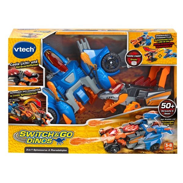 Produktbild: Switch & Go Dinos - 2-in-1 Spinosaurus & Pterodaktylus