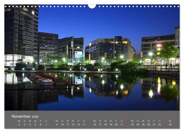 Produktbild: K&Ouml;LN BEI NACHT (Wandkalender 2026 DIN A3 quer), CALVENDO Monatskalender