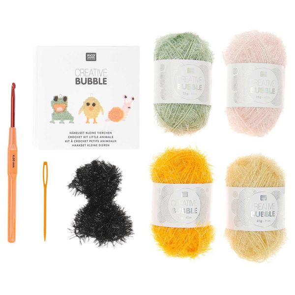Produktbild: H&auml;kelset Bubble "Kleine Tierchen"