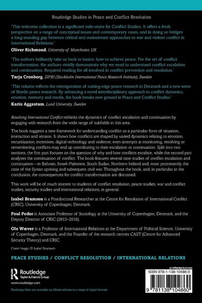 Produktbild: Resolving International Conflict