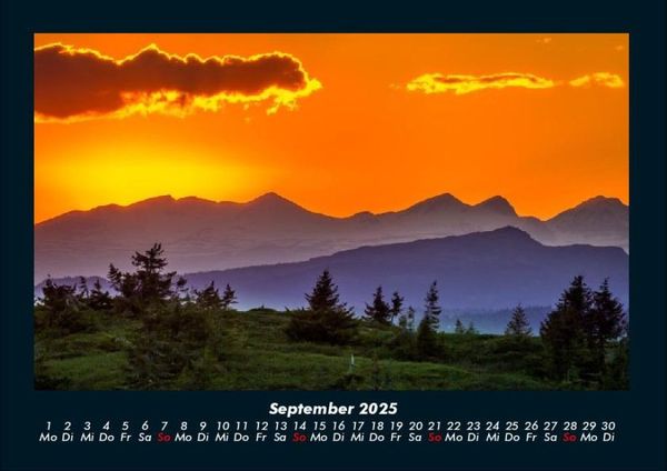 Produktbild: Berge 2025 Fotokalender DIN A4