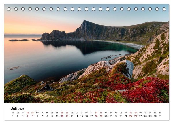 Produktbild: Magische Landschaften - Faszination Natur (Tischkalender 2026 DIN A5 quer), CALVENDO Monatskalender