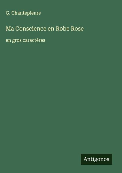 Produktbild: Ma Conscience en Robe Rose