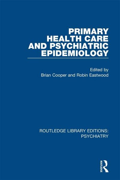 Produktbild: Primary Health Care and Psychiatric Epidemiology
