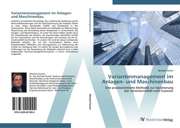 Produktbild: Variantenmanagement im Anlagen- und Maschinenbau
