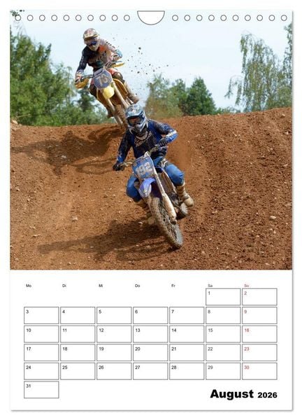Produktbild: Motocross Terminplaner (Wandkalender 2026 DIN A4 hoch), CALVENDO Monatskalender