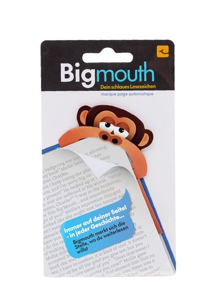 Produktbild: Bigmouth Affe - Dein schlaues Lesezeichen - Mit Magnet