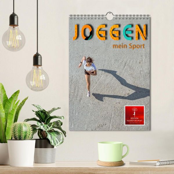 Produktbild: Joggen - mein Sport (Wandkalender 2026 DIN A4 hoch), CALVENDO Monatskalender