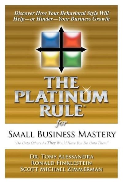 Produktbild: The Platinum Rule for Small Business Mastery