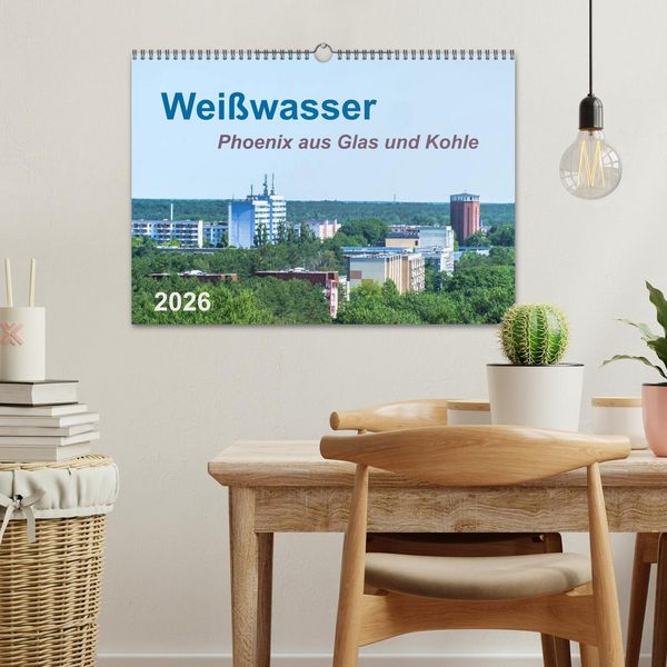 Produktbild: Wei&szlig;wasser - Phoenix aus Glas und Kohle (Wandkalender 2026 DIN A3 quer), CALVENDO Monatskalender