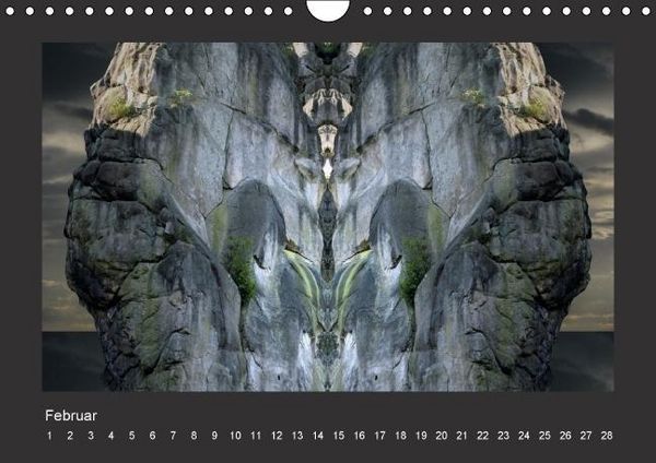 Produktbild: Spiegelwelten - die Externsteine (Wandkalender immerw&auml;hrend DIN A4 quer)