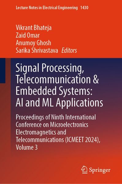 Produktbild: Signal Processing, Telecommunication & Embedded Systems: AI and ML Applications