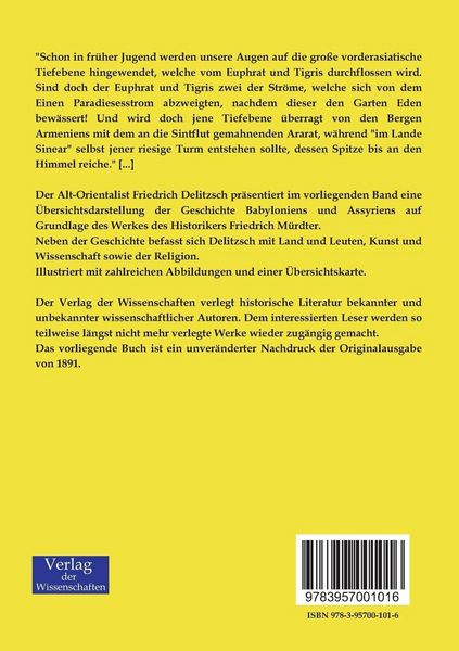 Produktbild: Geschichte Babyloniens und Assyriens