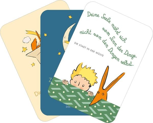 Produktbild: Der Kleine Prinz. 50 Gl&uuml;cksk&auml;rtchen f&uuml;r jeden Tag