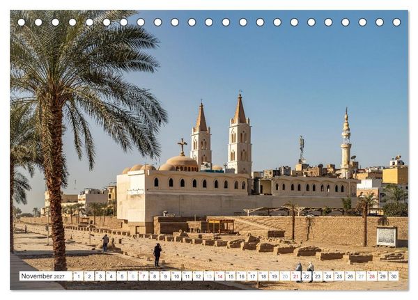 Produktbild: &Auml;gypten - Karnak, die thebanische Nekropole und Luxor (Tischkalender 2027 DIN A5 quer), CALVENDO Monatskalender