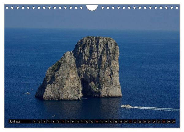 Produktbild: Kampanien &ndash; Capri und der Cilento (Wandkalender 2026 DIN A4 quer), CALVENDO Monatskalender