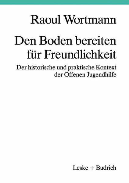 Produktbild: Den Boden bereiten f&uuml;r Freundlichkeit