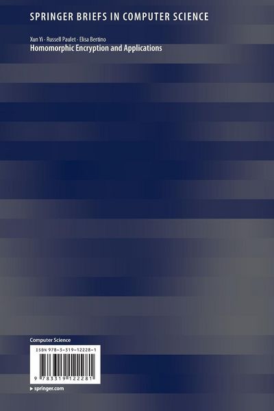 Produktbild: Homomorphic Encryption and Applications