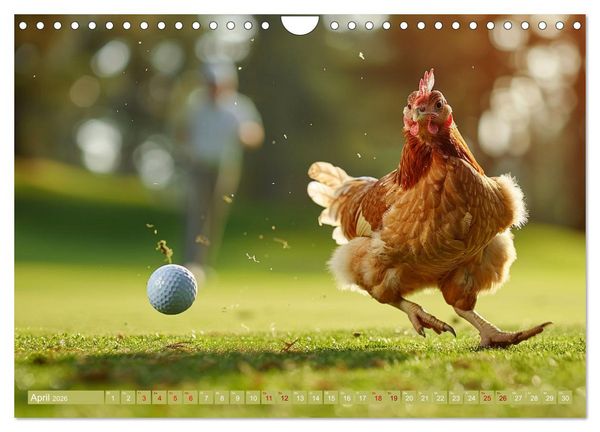 Produktbild: Tierische Balljunkies (Wandkalender 2026 DIN A4 quer), CALVENDO Monatskalender