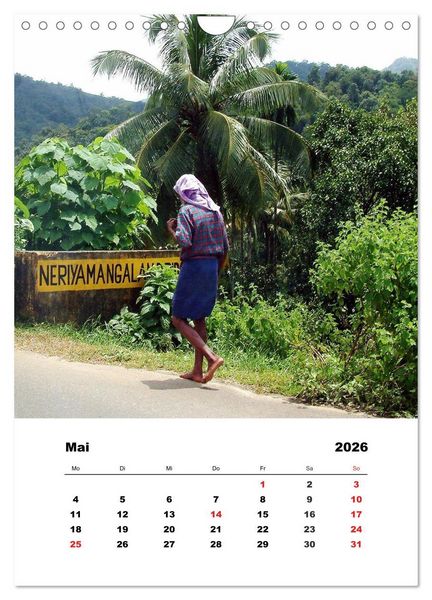 Produktbild: In Kerala (Wandkalender 2026 DIN A4 hoch), CALVENDO Monatskalender