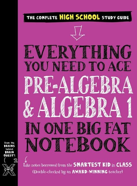 Produktbild: Everything You Need to Ace Pre-Algebra and Algebra I in One Big Fat Notebook