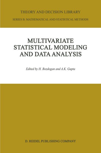 Produktbild: Multivariate Statistical Modeling and Data Analysis