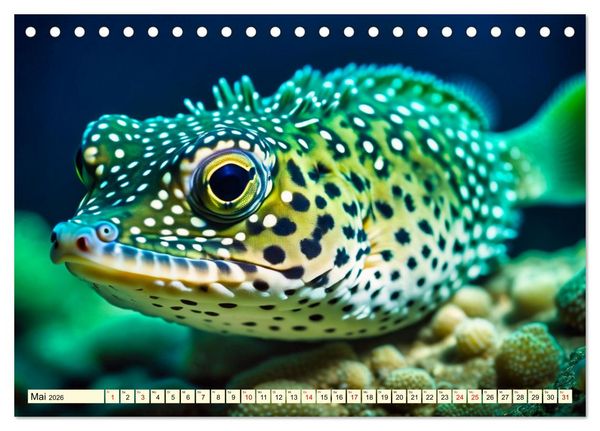 Produktbild: Faszinierende Fische (Tischkalender 2026 DIN A5 quer), CALVENDO Monatskalender
