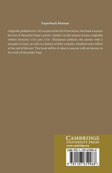 Produktbild: Essay on Man