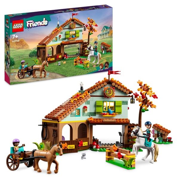 LEGO Friends 41745 Autumns Reitstall Pferdespielzeug für Kinder