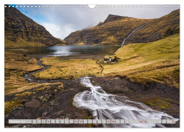 Produktbild: Traumlandschaft im Nordatlantik. F&auml;r&ouml;er Inseln (Wandkalender 2026 DIN A3 quer), CALVENDO Monatskalender