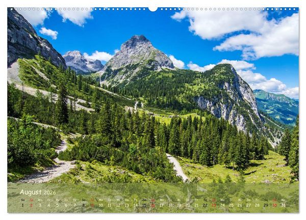 Produktbild: Naturparadies Zugspitzarena (hochwertiger Premium Wandkalender 2026 DIN A2 quer), Kunstdruck in Hochglanz