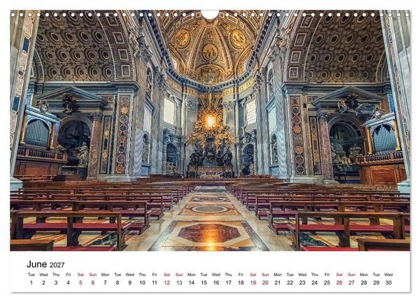 Produktbild: Wonders of Rome (Wall Calendar 2027 DIN A3 landscape), CALVENDO 12 Month Wall Calendar