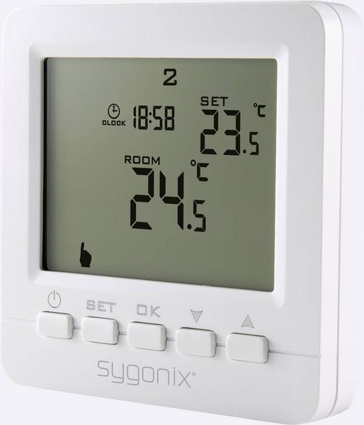 Produktbild: Sygonix SY-4500818 Raumthermostat Unterputz Wochenprogramm 1St.