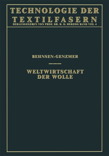 Produktbild: Weltwirtschaft der Wolle
