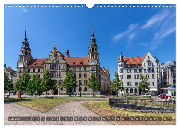 Produktbild: Unterwegs in Halle (Wandkalender 2026 DIN A3 quer), CALVENDO Monatskalender