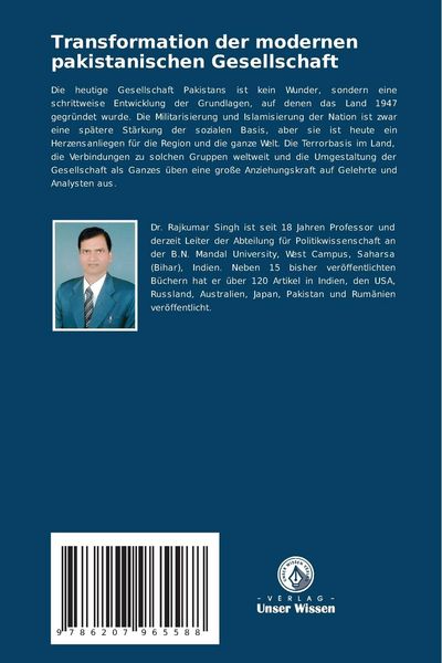Produktbild: Transformation der modernen pakistanischen Gesellschaft