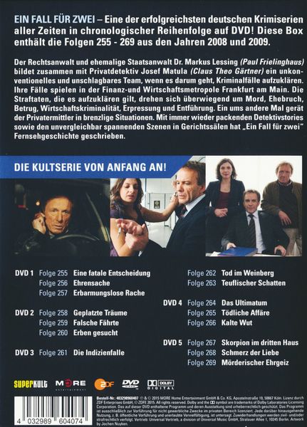 Produktbild: Ein Fall f&uuml;r Zwei - Collector's Box 18 [5 DVDs]
