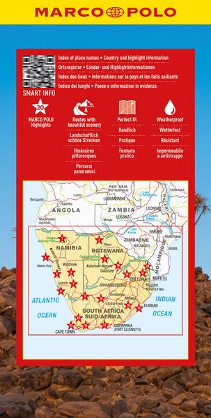 Produktbild: MARCO POLO Reisekarte Südafrika, Namibia, Botswana 1:2,4 Mio.