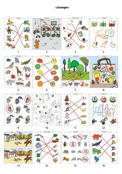 Produktbild: Kindergartenblock ab 4 Jahre - Verbinden, vergleichen, Fehler finden