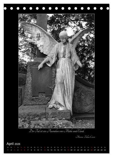 Produktbild: S&uuml;dfriedhof Leipzig (Tischkalender 2026 DIN A5 hoch), CALVENDO Monatskalender