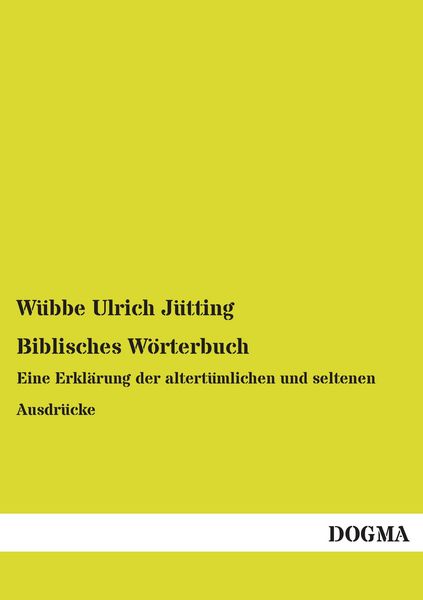 Produktbild: Biblisches W&ouml;rterbuch
