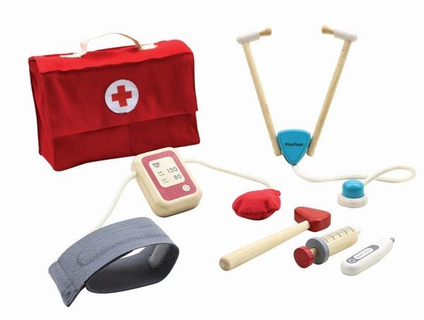 Produktbild: Holz-Spielzeug DOKTOR-SET 6-teilig
